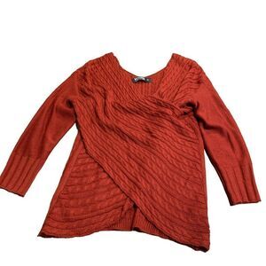 YOINS Women’s Cable Knit V-Neck Wrap Sweater Small